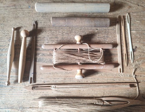 Lot outils pêche anciens - lot,