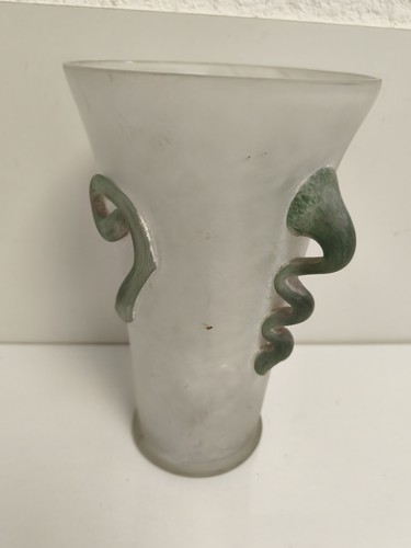Vase ancien pâte verre - vase,
