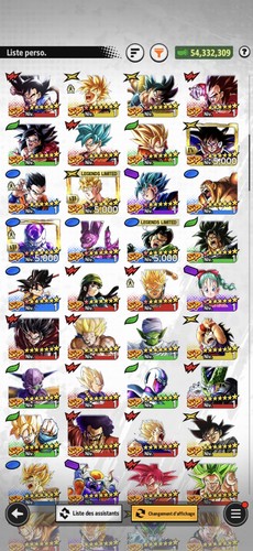 Compte legends - db,