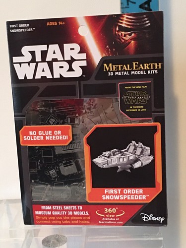 Fascinations metal earth 3d - metal,