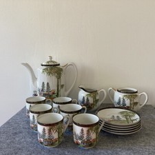 Service à café ancien en porcelaine de Chine