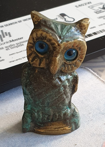 Figurine chouette hibou - hibou, en