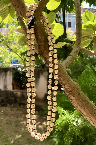 Rosaire crâne sculpté - rosaire,