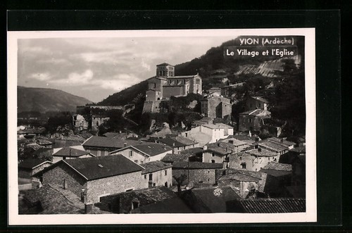 Cpa vion village et - cpa,