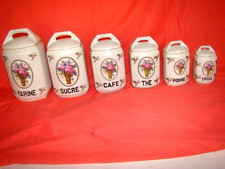 série de 6 pots à épices en