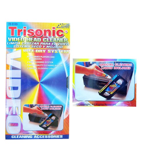 Vhs vcr video head - vhs, cleaner
