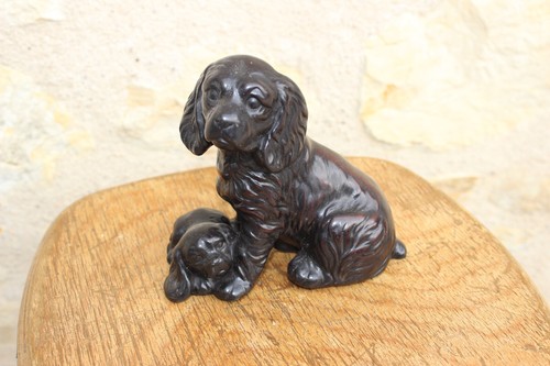 Petit chien résine - résine, –