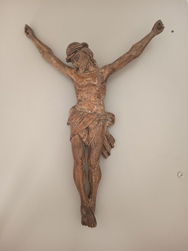 Crucifix ancien christ bois - christ,