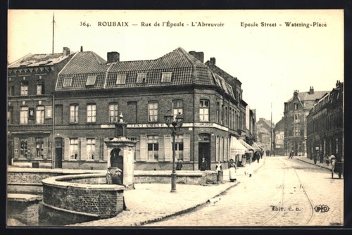 Cpa roubaix rue de - cpa,