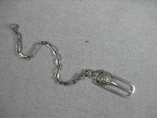 Très Joli porte clé argent massif, balle de golf et tee