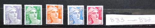 Timbres france neufs année - france, neufs*