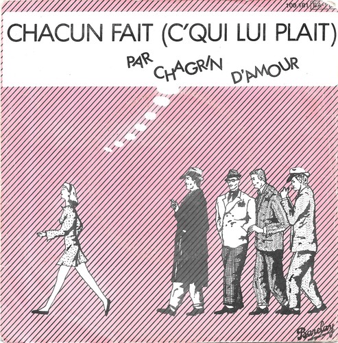 Chagrin amour chacun - d'amour, :