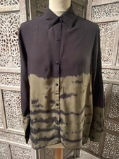 Chemise M blouse fuide noir