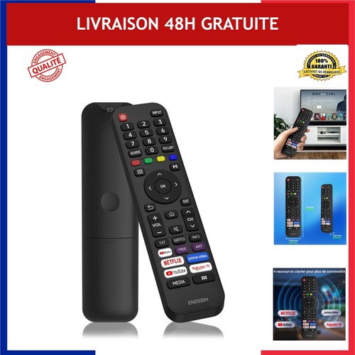 Télécommande hisense vidaa - télécommande,