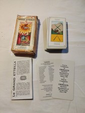 Grand Etteilla ou Tarot Égyptien Complet Grimaud - Boîte Très Abimée Cartes Ok