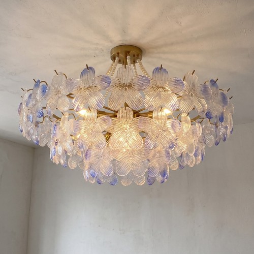 Lustre plafonnier floral - lustre,