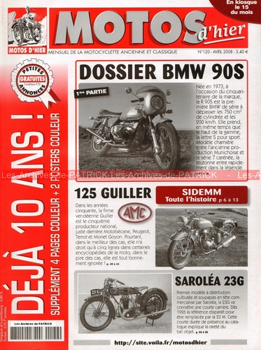 Motos hier 120 bmw r90s - motos,