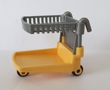 CHARIOT DE SUPERMARCHE JAUNE PLAYMOBIL...