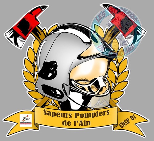 Sticker sapeurs pompiers - sticker,