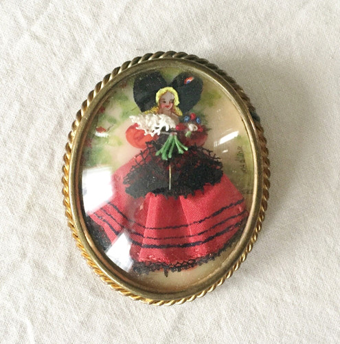 Ancienne broche signé - ancienne,