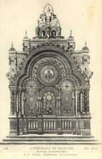 cpa BEAUVAIS 325 cathédrale horloge monumentale