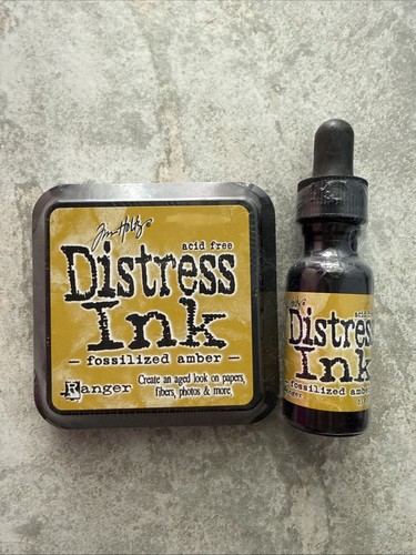 Distress ink fossilized amber - distress,