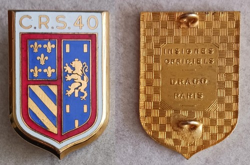 Insigne crs modèle - modèle, ancien