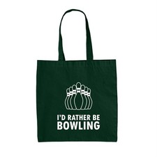 Je Préférerais Être Bowling - Sac En Toile - Joueur De Bowling 10 Quilles Sport
