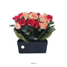 Jardinière funéraire fleurs