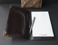 Concorde Air France Grand Bloc Note Charles Frantz Cuir Tissu et Stylo Etat Neuf