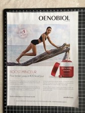 Publicité de presse- page de magazine de 2018- Oenobiol Boost Minceur- French Ad