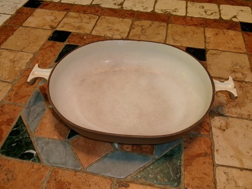 Creuset plat ovale en - plat,