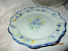 ANCIEN PLAT EN FAIENCE REGIONALE XIX Martres Tolosane autre? SUD OUEST BE