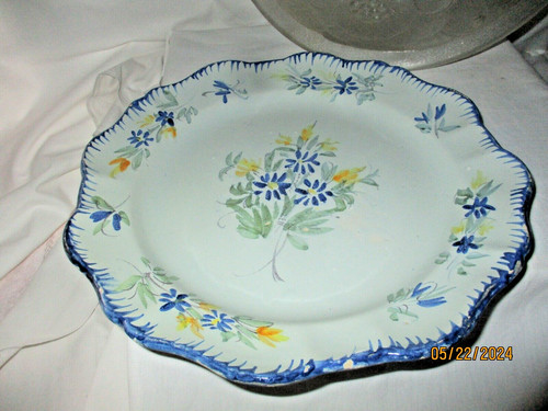 Ancien plat faience - ancien, en