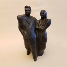 Statue noire design homme et