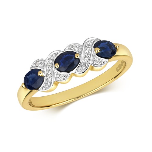 Bague femme trilogie jaune - femme, or