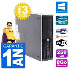 PC HP Compaq Pro 6300 SFF Intel i3-2120 RAM 8Go Disque Dur 250Go Windows 10 Wifi