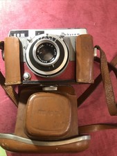 Appareil photo ancien SEM babysem avec son étui rouge berthiot  1:2.8 f= 45 50m