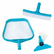 Ensemble Propreté Intex Piscines 29056 Complet De Brosse, Filet Et Aspirateur