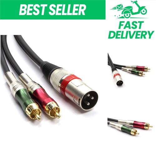 Câble audio xlr mâle vers - audio,