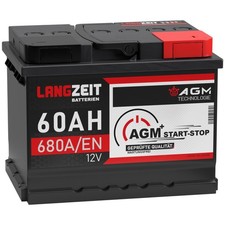 Batterie AGM 60Ah 12V 680A/EN