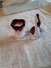 miniature : cygne et petit