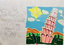 (BAZOOKA) OLIVIA CLAVEL, peinture à l'ACRYLIQUE Maquette pour pochette CD (PISE)