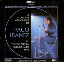 PACO IBANEZ  le concert mémorable au Teatro Opera, Buenos Aires 1971 / 2 CD