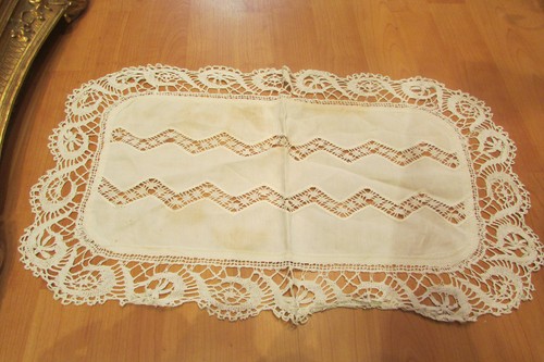Ancien napperon dentelle - ancien,