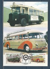carte 1er jour véhicules utilitaires  autobus et autocar   75 Paris 2003
