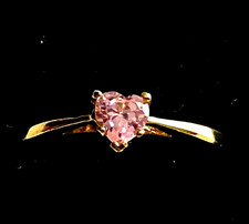 BAGUE vintage doré strass