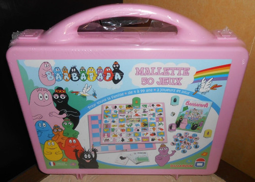 Mallette jeux barbapapa - 50,