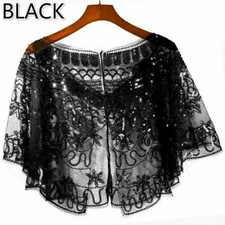 Femme Sequin Cape Étole