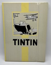 Chemise carton à élastique - TINTIN en Avion Noir & Blanc (Cigares du Pharaon)
